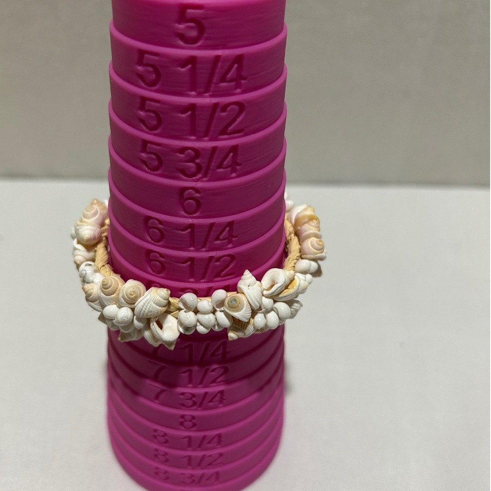 Seashell Bracelet Womens Cream White Excellent Shells Tie closure Boho Beachy 7" - Picture 4 of 4